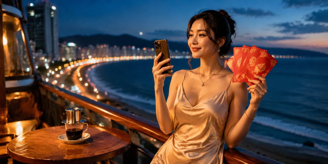 Người chơi nhận thưởng phong bì đỏ tại Mũi Né với sp1